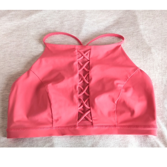 Lululemon Shoreline Top - Red Orange - Picture 2 of 7